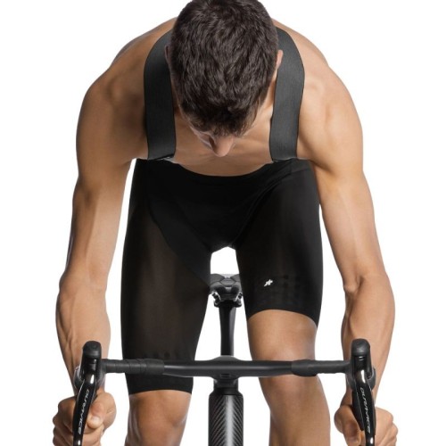 Calção de ciclismo masculino Assos Team RSR S9 com alças