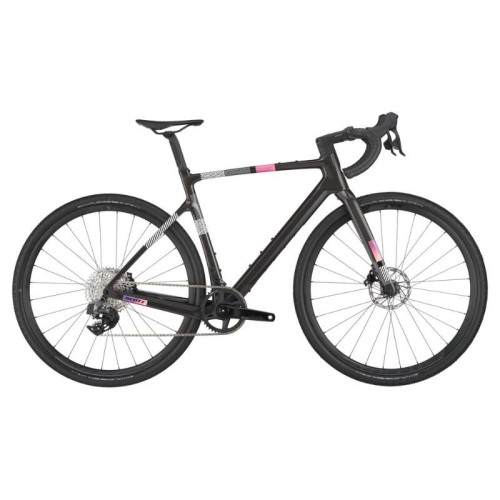 Bicicleta de gravel Scott Addict Gravel 30 Black Carbon 2025