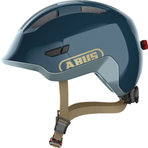 Capacete de ciclismo infantil Abus Smiley 3.0 ACE LED azul royal