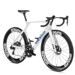 Vélo de route Colnago Y1Rs White Blue Shimano Ultegra R8170 DI2 12V Vision SC 45