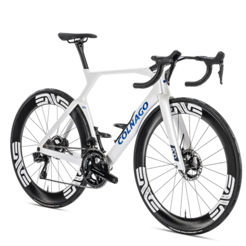 Vélo de route Colnago Y1Rs White Blue Shimano Ultegra R8170 DI2 12V Vision SC 45