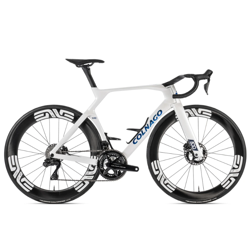 Vélo de route Colnago Y1Rs White Blue Shimano Ultegra R8170 DI2 12V Vision SC 45