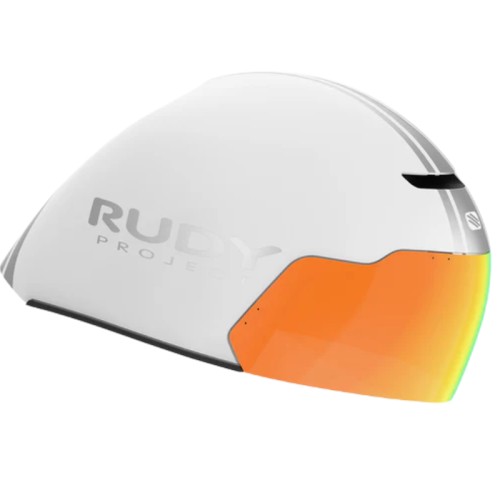 Casco da ciclismo aerodinamico da cronometro Rudy Project Wingdream, bianco opaco