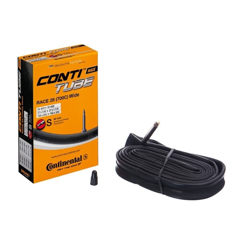 Chambre à air Continental à valve presta 42mm Chambre à air Continental à valve presta 42mm