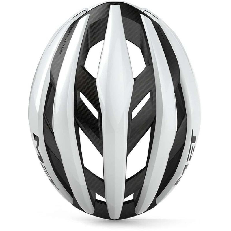 Casco da ciclismo Met Trenta 3K Carbon MIPS Gloss White WH1 - 3HM162CE00