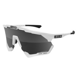 Lunettes vélo Scicon Aeroshade XL White Gloss / Multimirror Silver