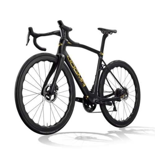 Bicicletta da corsa Pinarello Dogma X Sram Red eTap AXS 12v nera oro opaco 2026