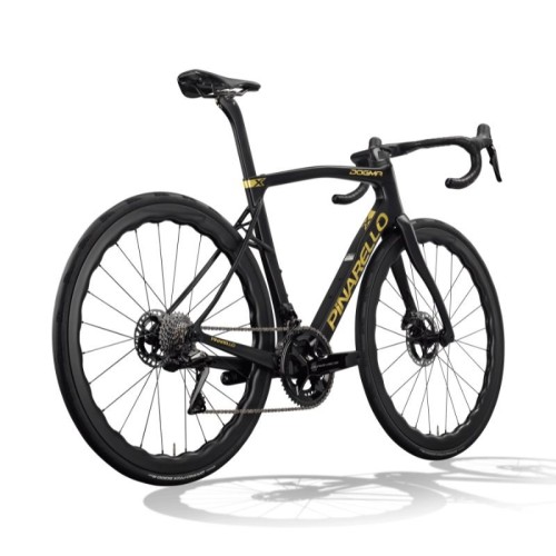 Bicicleta de carretera Pinarello Dogma X Sram Red eTap AXS 12v Negro Oro Mate 2026