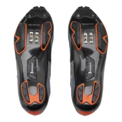 DMT KM1 Chaussures MTB Anthracite Black Grey Orange