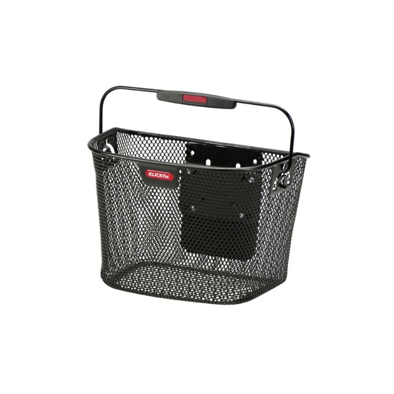 Front basket Klickfix mini mesh black
