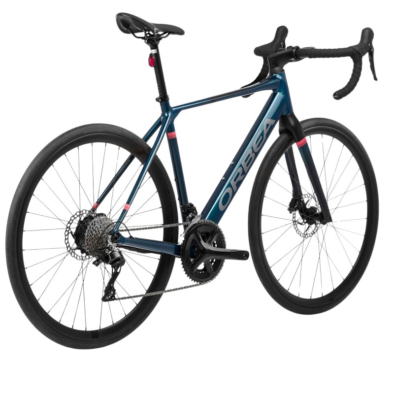 Bicicleta elétrica de estrada Orbea Gain D40 Borealis Azul Fosco - Preto Fosco