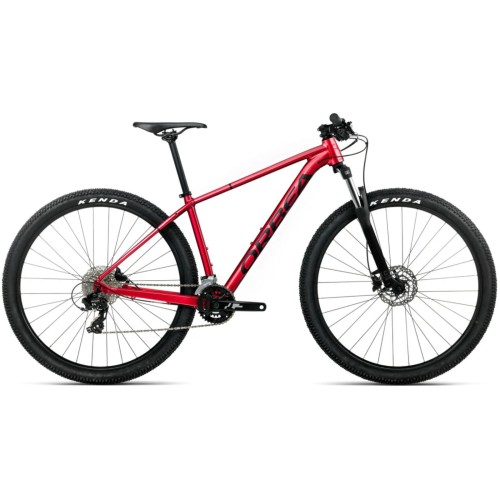 Orbea Onna 50 (2026) Rojo intenso (brillante) - Negro (mate) Bicicleta de montaña rígida de 29 pulgadas