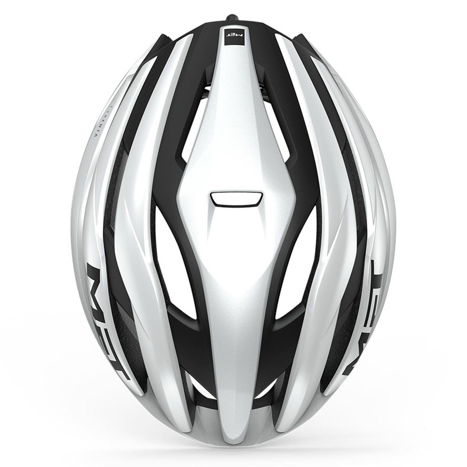 Capacete de ciclismo de estrada MET Trenta MIPS Branco/Preto/Brilhante Fosco (BN1) - 3HM126CE00