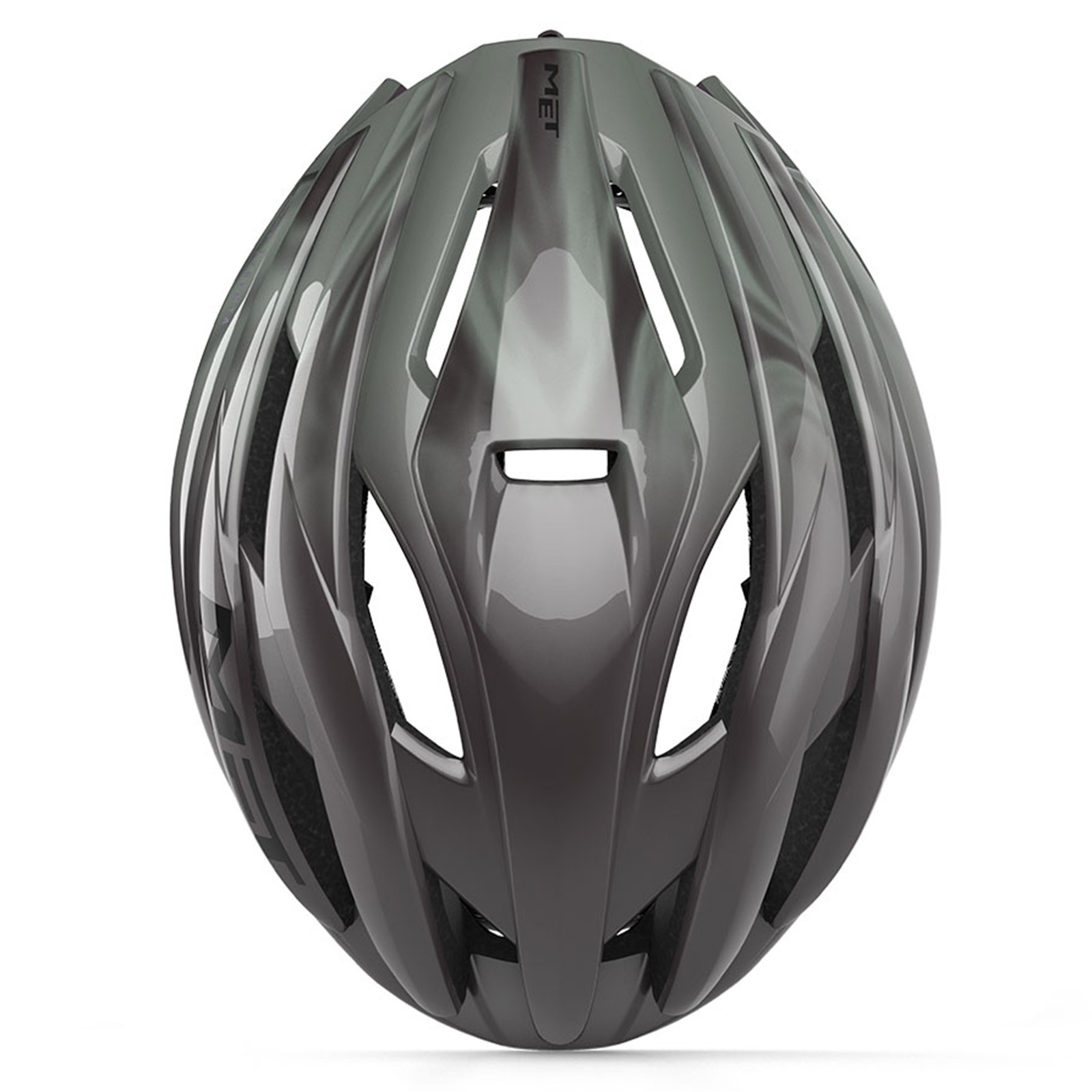 Capacete de ciclismo de estrada MET Trenta MIPS Cinza Opal / Brilhante (GO1) - 3HM126CE00