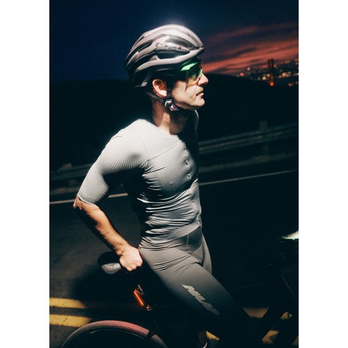 Capacete de ciclismo de estrada MET Trenta MIPS Cinza Opal / Brilhante (GO1) - 3HM126CE00