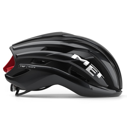 Capacete de ciclismo de estrada MET Trenta MIPS Preto Vermelho / Brilhante (BR1) - 3HM126CE00