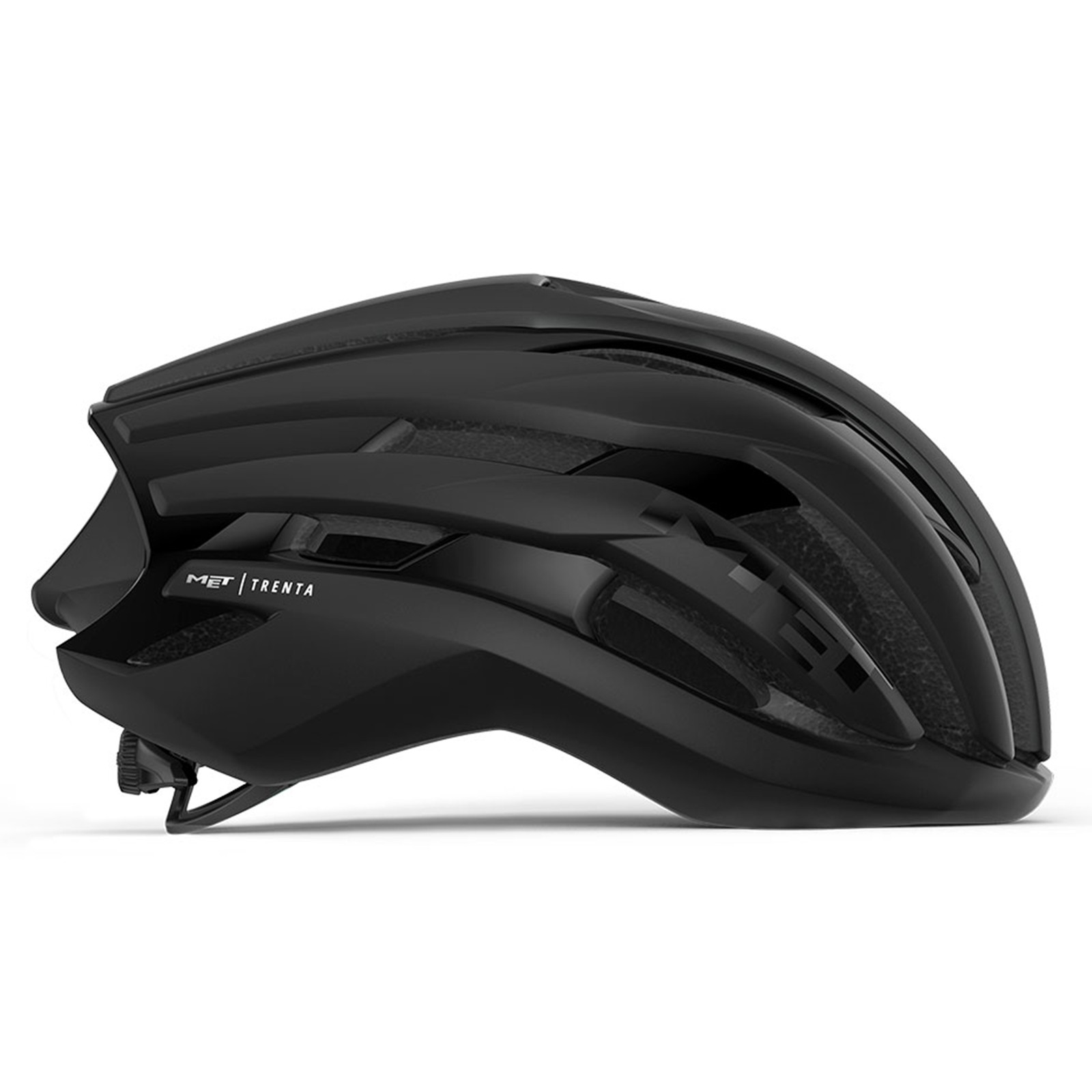 Capacete de ciclismo de estrada MET Trenta MIPS Preto/Brilhante Fosco (NO1) - 3HM126CE00