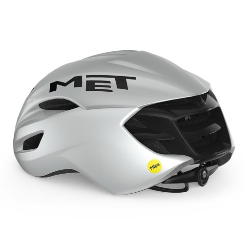 Casco da ciclismo su strada MET Manta MIPS olografico bianco lucido (BI1) - 3HM133CE00