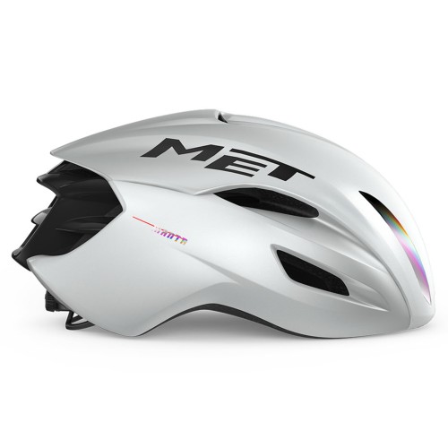 MET Manta MIPS Holographic Glossy White (BI1) Rennradhelm - 3HM133CE00