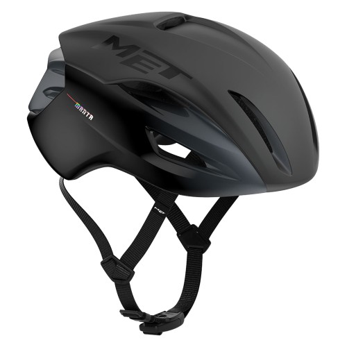 MET Manta MIPS Nero opaco/lucido (NO1) – Casco aerodinamico da ciclismo su strada - 3HM133CE00