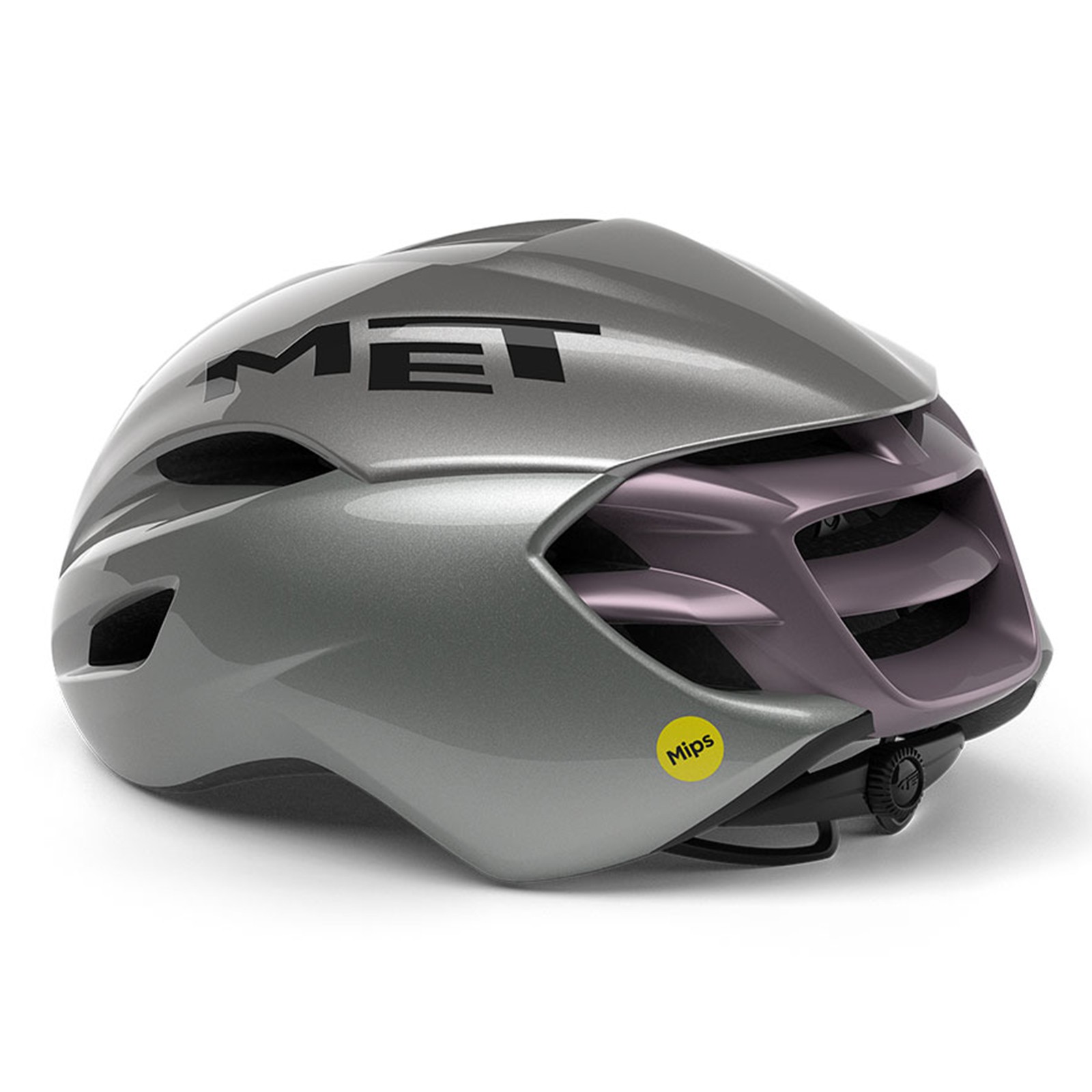 Capacete de ciclismo de estrada leve MET Manta MIPS Opal Gray Glossy (GO1) - 3HM133CE00