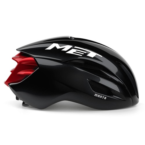 Capacete de ciclismo de estrada MET Manta MIPS Preto Brilhante Vermelho (BR1) - 3HM133CE00