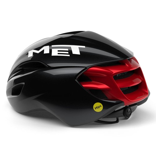 MET Manta MIPS Rennradhelm Schwarz Glänzend Rot (BR1) - 3HM133CE00