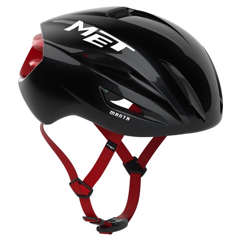 MET Manta MIPS Noir Rouge Brillant (BR1) Casque vélo de route - 3HM133CE00