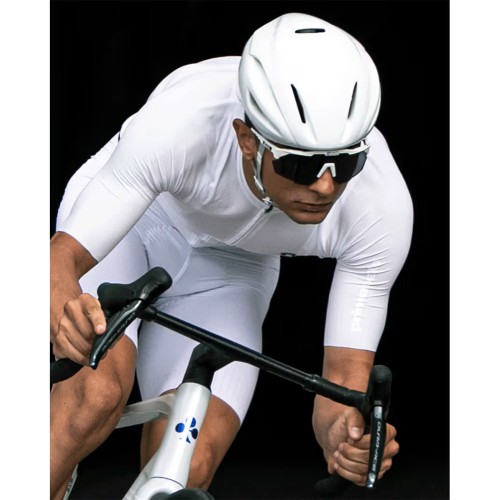 Casco aerodinámico de ciclismo de carretera MET Manta MIPS Absolute White LTD (WA1) 3HM133CE00