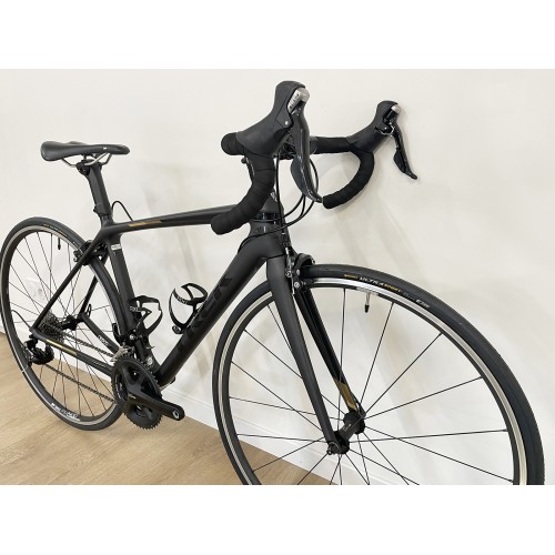 Bicicleta de estrada Trek Émonda SL 5 2018 usada, em carbono, com componentes Shimano 105 - Tamanho 50 cm