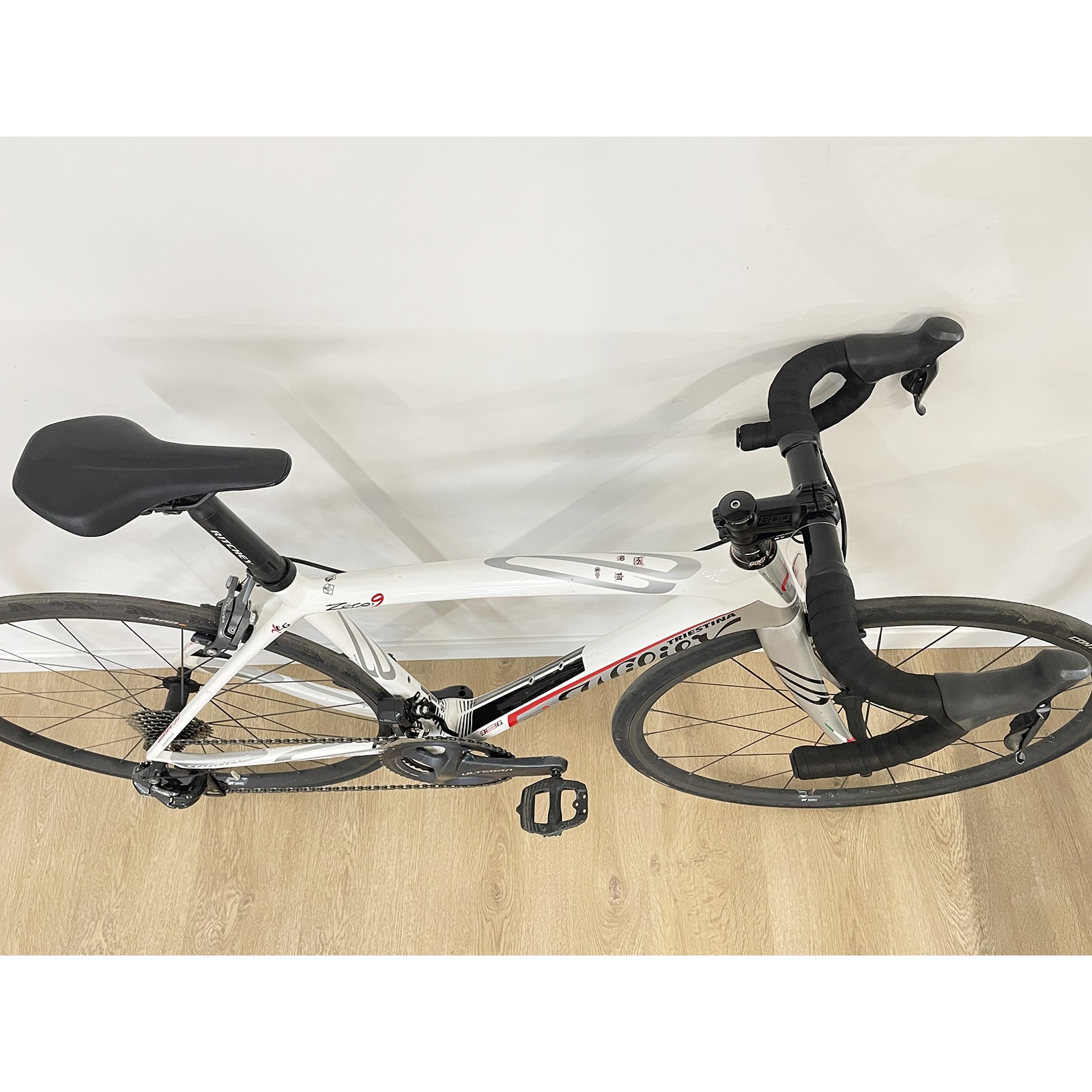 Bicicleta de estrada usada Wilier Triestina Zero.9 2013 Ultegra Di2 11v carbono tamanho S 52cm