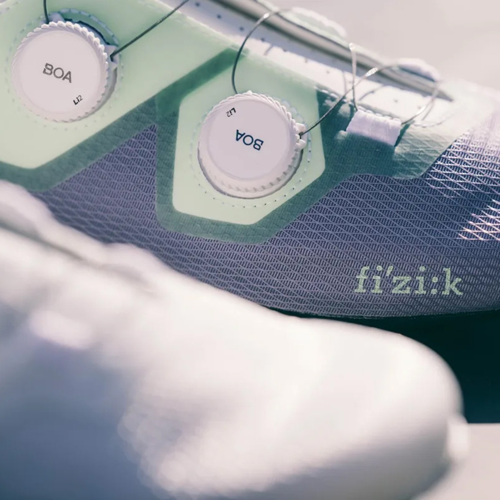 Fizik Lyra racefietsschoenen - Lavendelpaars / Mintgroen