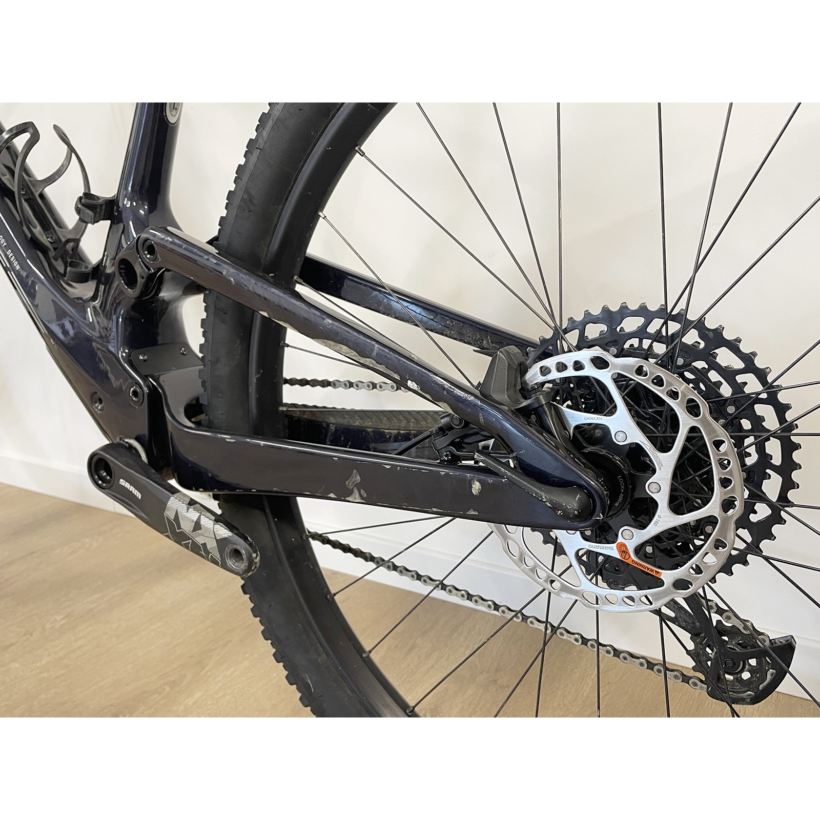 Bicicletta da mountain bike XC usata Scott Spark RC Comp carbon NX Eagle 12v blu 2022