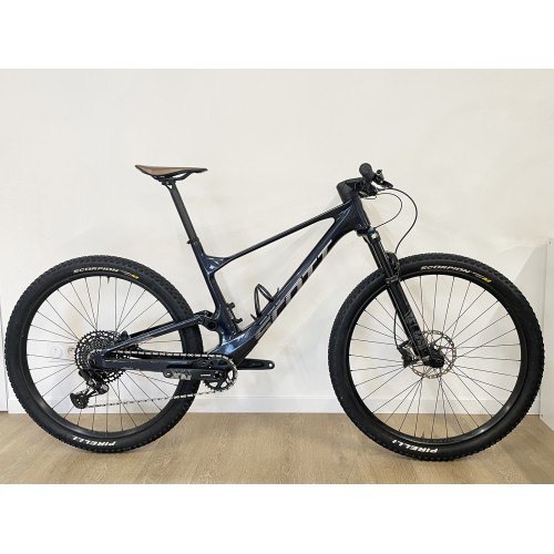 Bicicletta da mountain bike XC usata Scott Spark RC Comp carbon NX Eagle 12v blu 2022