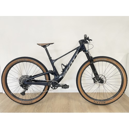 Bicicleta de montaña XC usada Scott Spark RC Comp carbono NX Eagle 12v azul 2022
