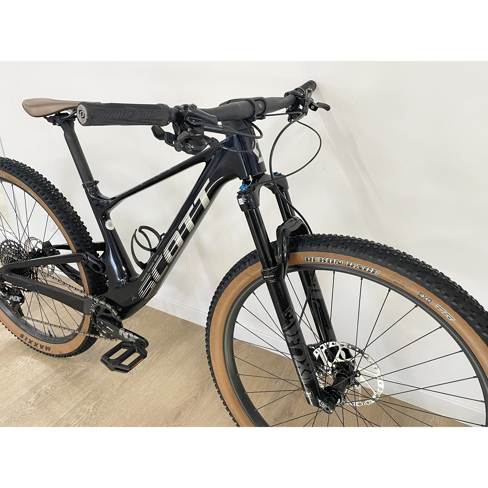 Gebruikte XC mountainbike Scott Spark RC Comp carbon NX Eagle 12v blauw 2022