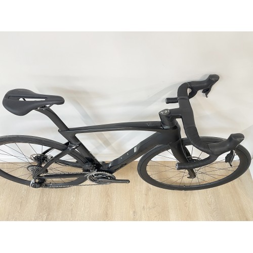 Bicicletta da corsa usata Pinarello Dogma F Red AXS 12v carbonio nero 2023 - 51,5 cm (S)