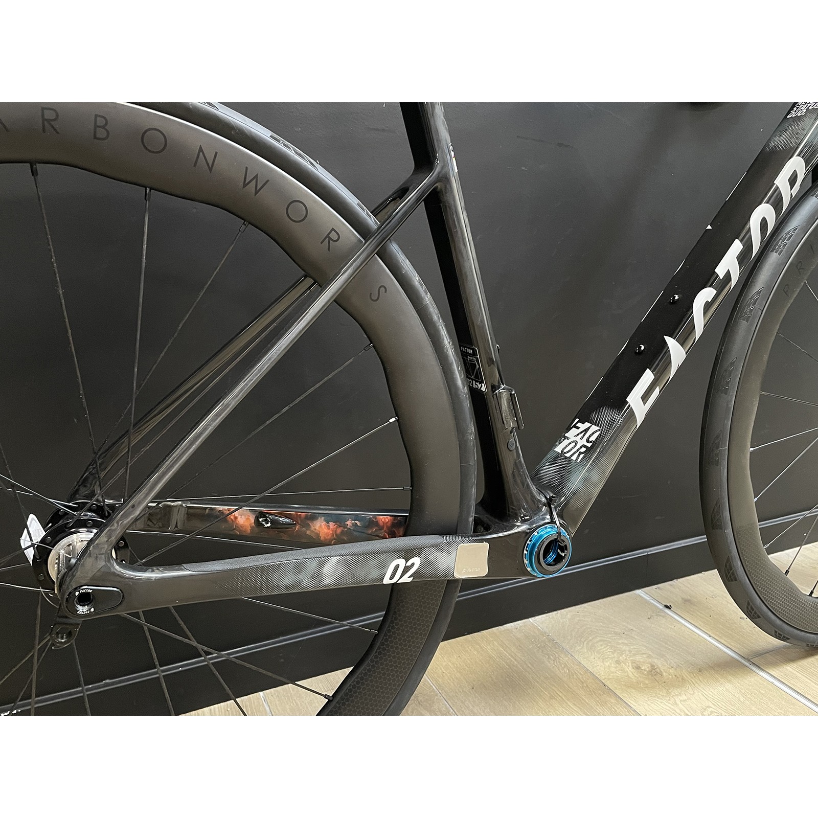 Used frame Kit Factor O2 VAM Disc Storm 52cm 100mm x 40cm SB 25mm 2023