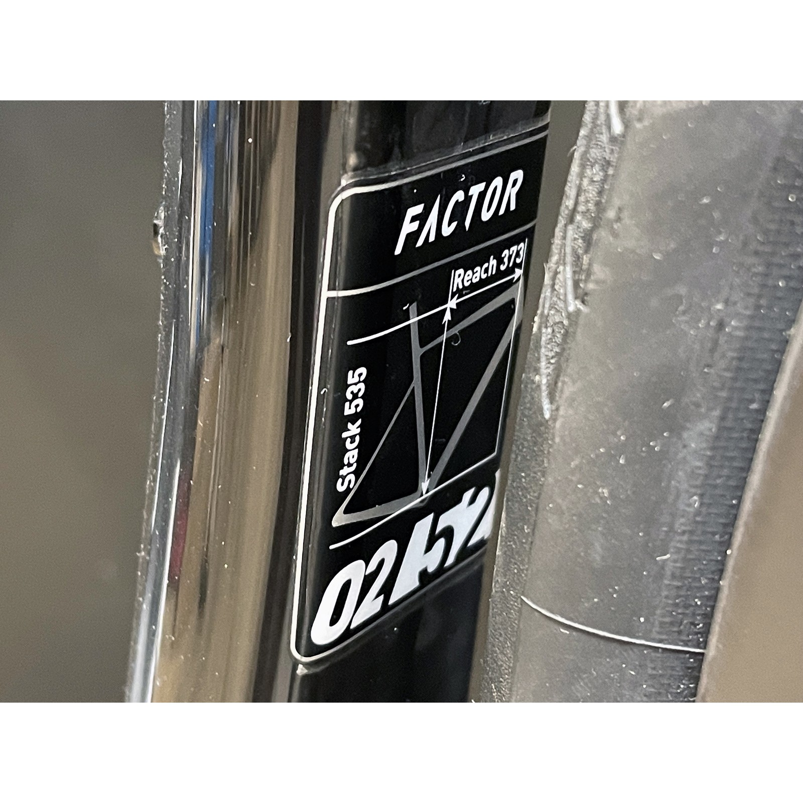 Gebruikte framekit Factor O2 V.A.M. Disc Storm 52cm 100mm x 40cm SB 25mm 2023