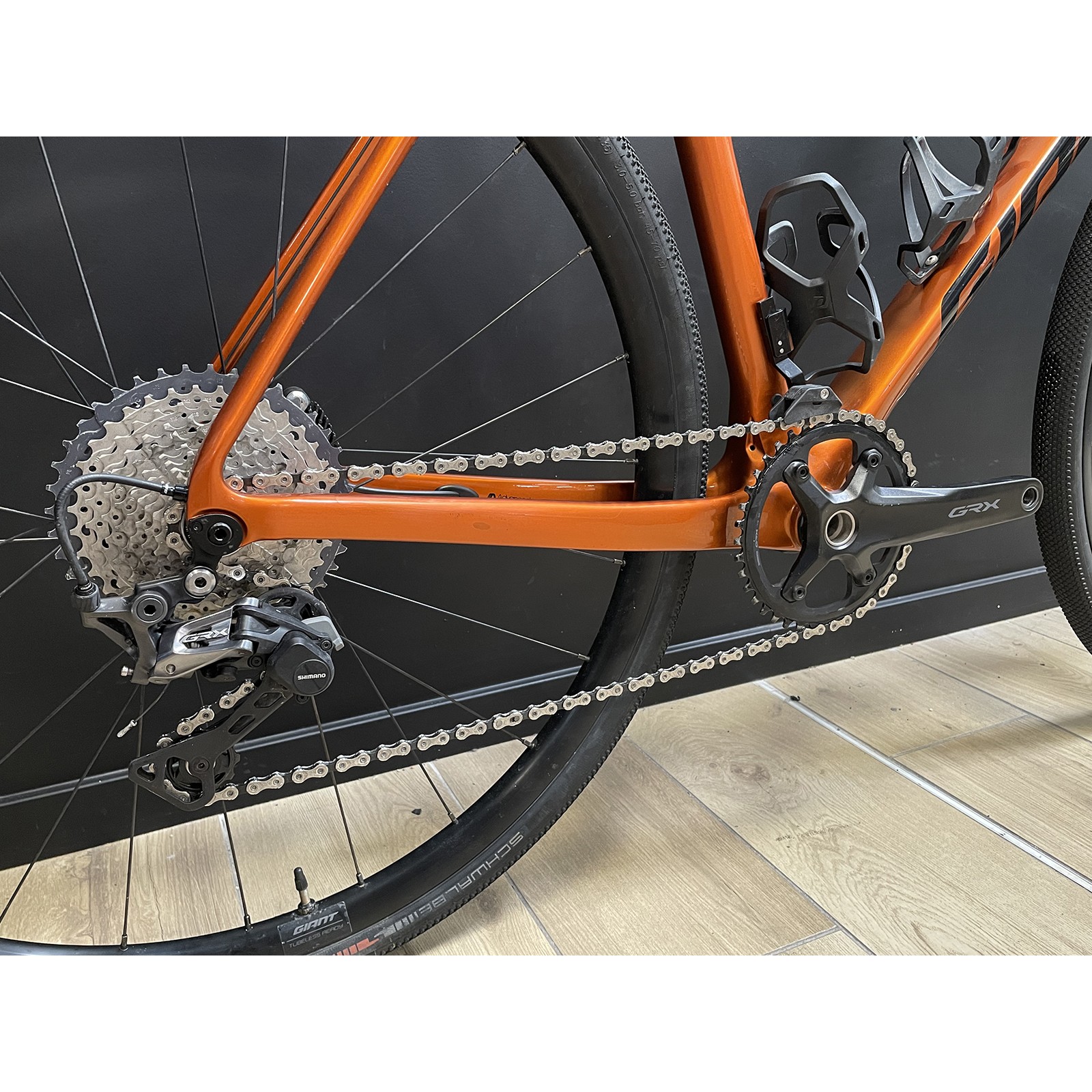 Gebrauchtes Giant TCX Advanced Pro 2 Amber Glow Carbon-Gravelbike, Modelljahr 2022, Größe L
