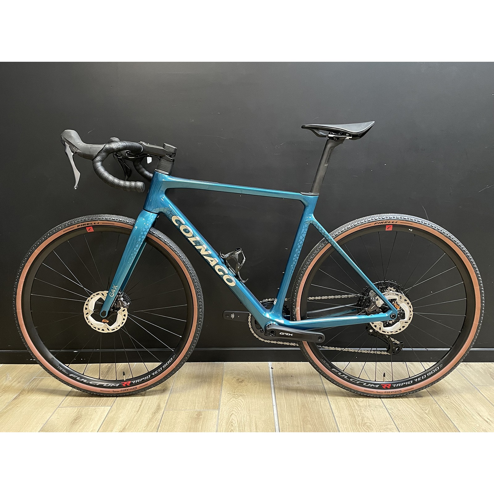 Vélo de gravel Colnago G4-X Shimano GRX Fulcrum Rapid Red 900 DB Bleu
