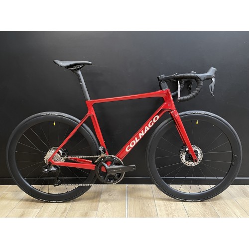 Bicicletta da corsa Colnago V4 Shimano Ultegra R8170 DI2 12 velocità Vision SC 45 rossa