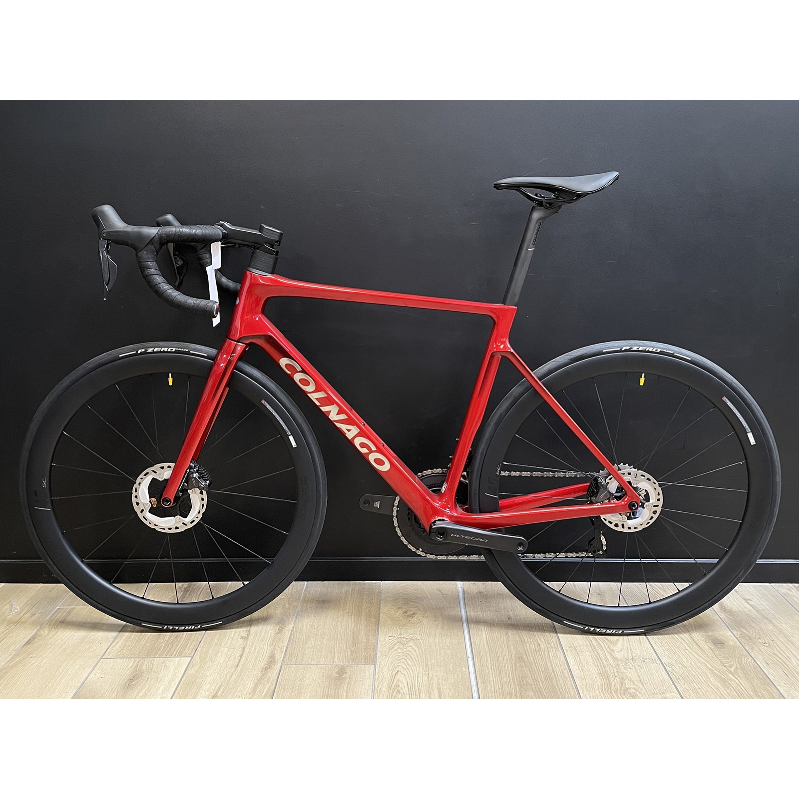 Bicicleta de carretera Colnago V4 Shimano Ultegra R8170 DI2 12s Vision SC 45 Roja