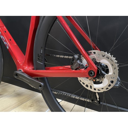 Colnago V4 Shimano Ultegra R8170 DI2 12s Vision SC 45 Racefiets Rood