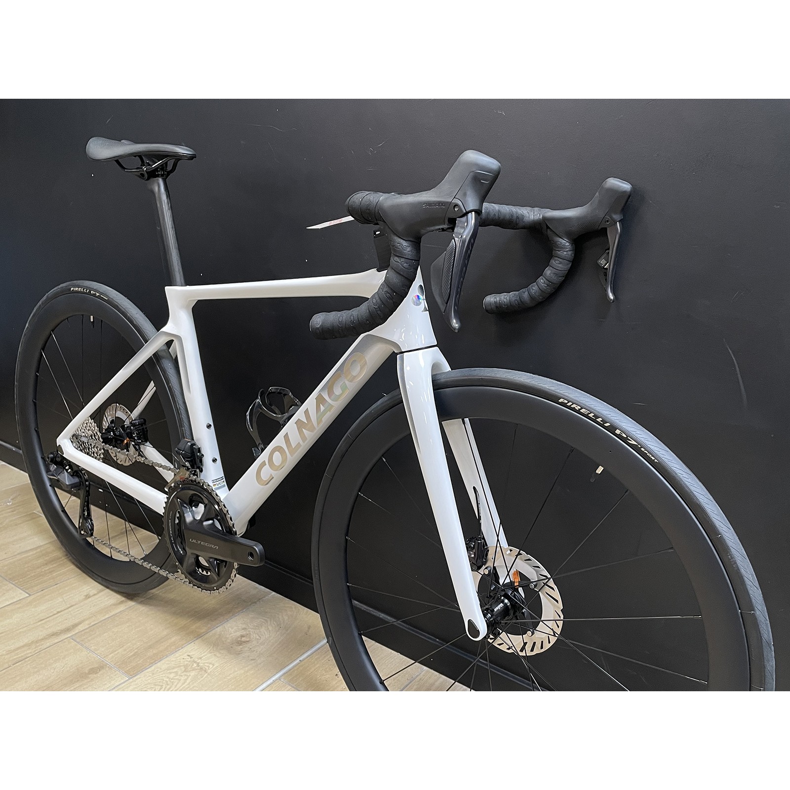 Vélo de route Colnago V4 Shimano Ultegra R8170 DI2 12V Vision SC 45 Blanc