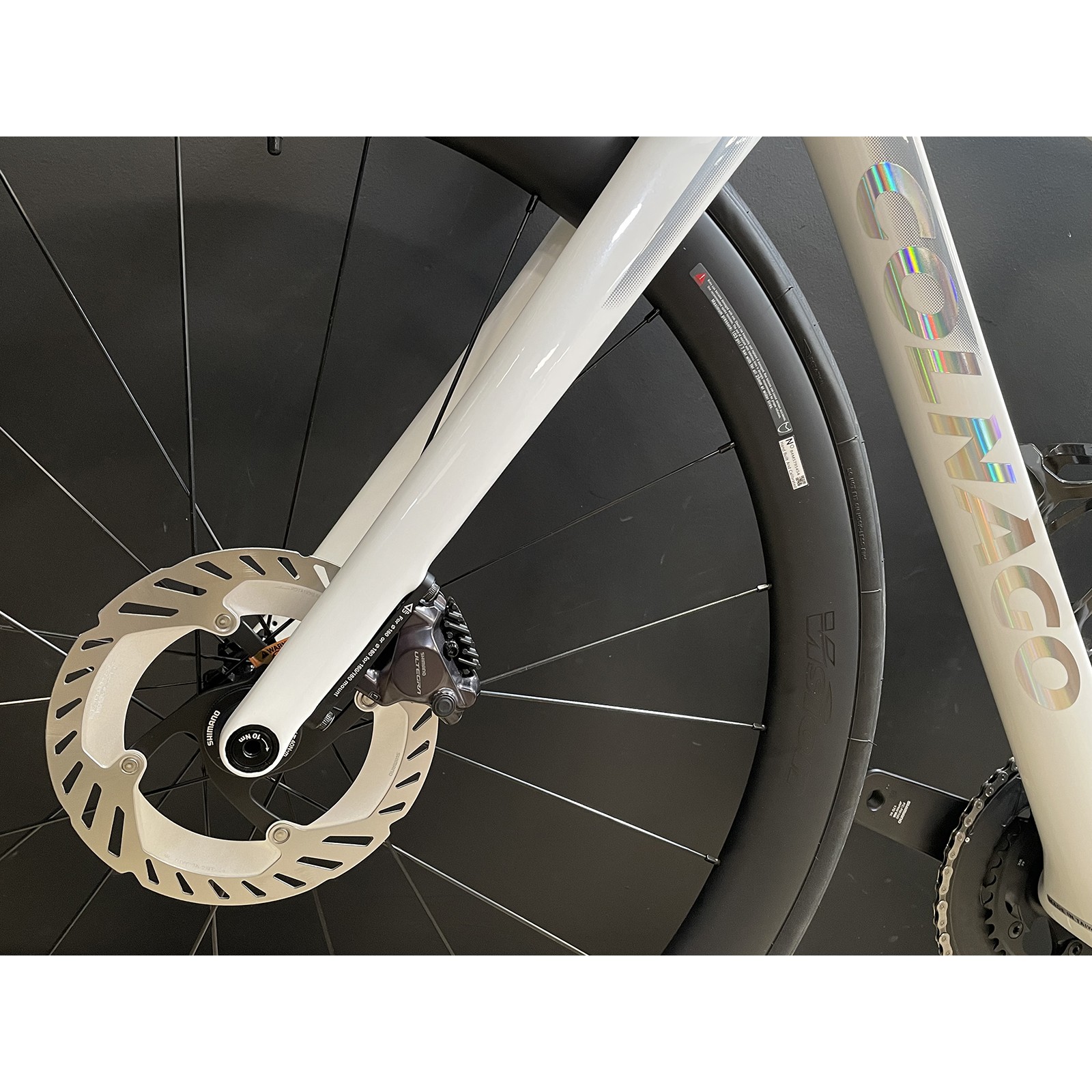 Vélo de route Colnago V4 Shimano Ultegra R8170 DI2 12V Vision SC 45 Blanc