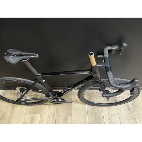 Bicicleta de estrada Colnago V5Rs com Shimano Ultegra R8170 DI2 12V Vision SC 45 preta