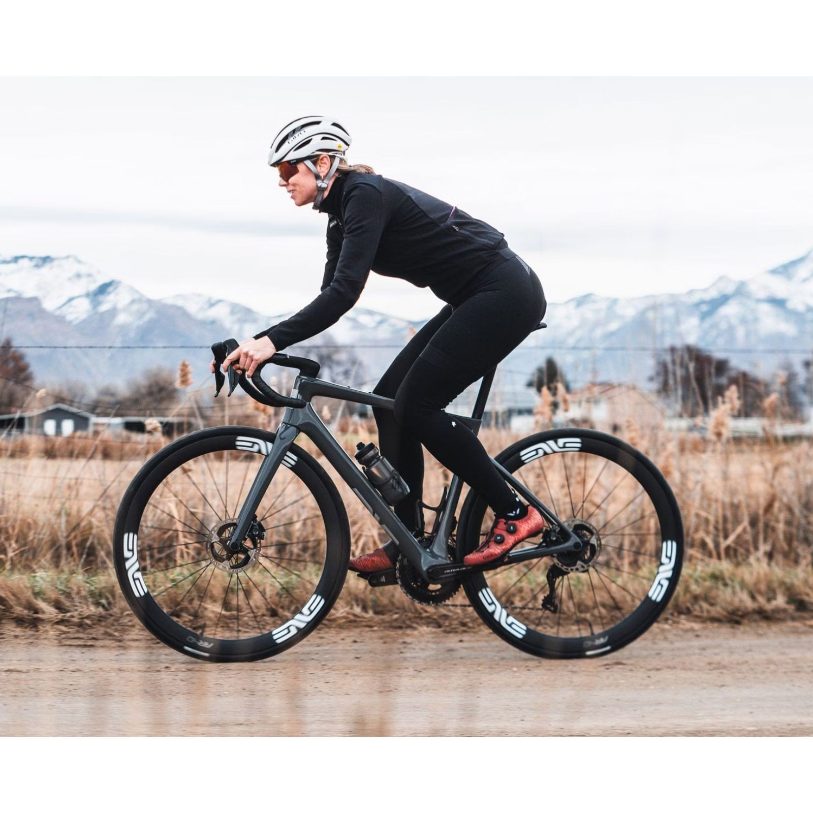 Paire de roues carbone Enve Fondation AR40 Shimano MicroSpline