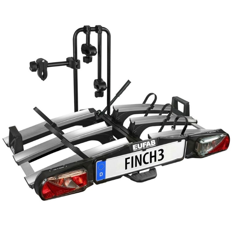 Porte vélo EUFAB Finch pliable 3 vélos