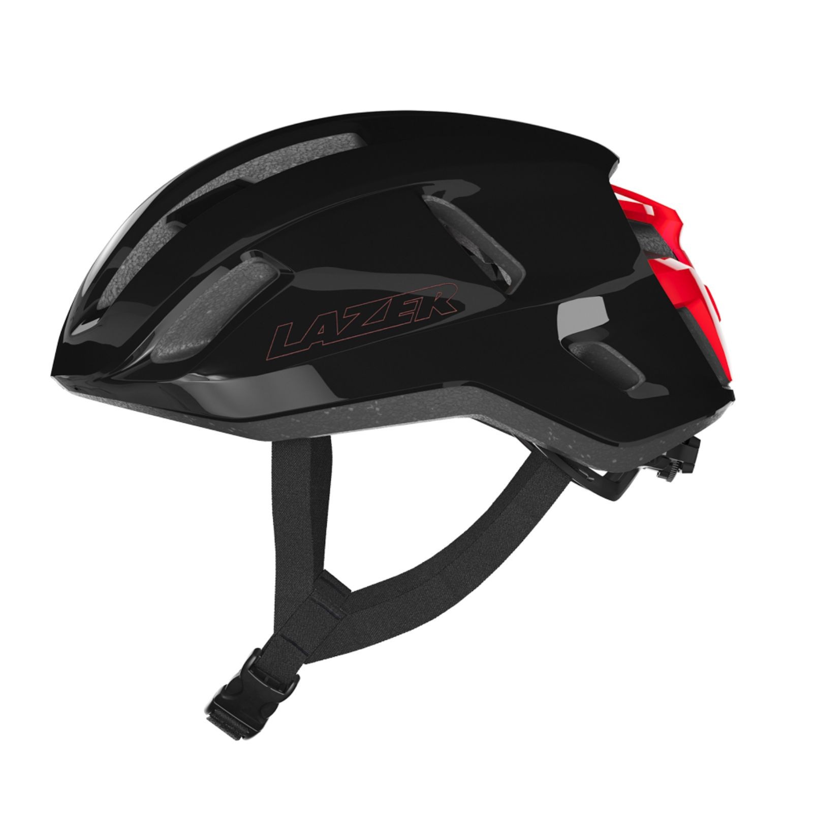 Lazer Sphere KinetiCore Fahrradhelm Schwarz/Rot